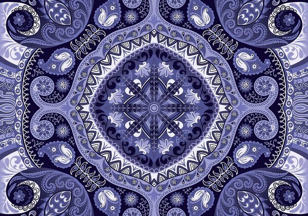 Fototapeta - Fialová mozaika (152,5x104 cm)