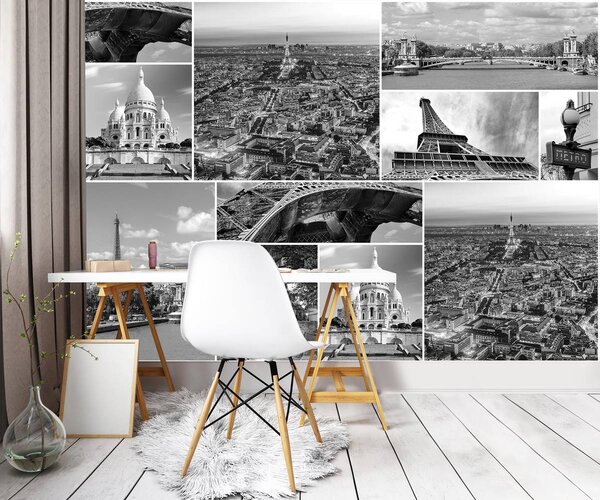 Fototapeta - Parížske pamiatky (152,5x104 cm)