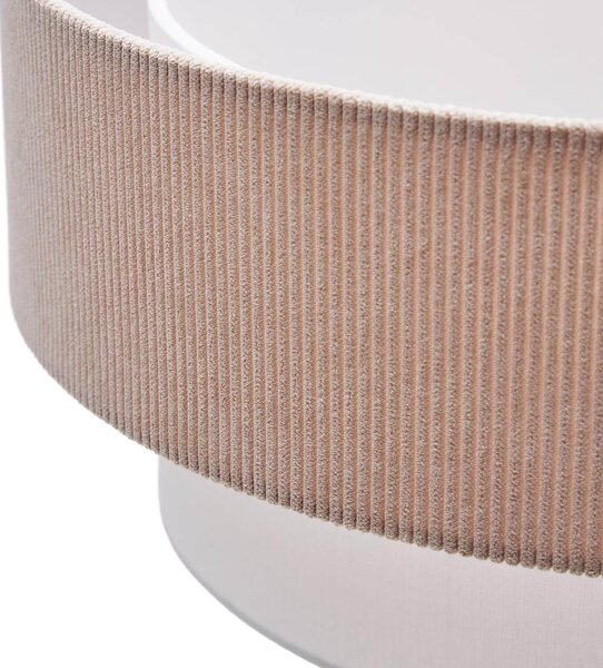 MUZZA Stropná visiaca lampa nelabia Ø 40 cm béžová