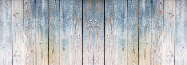 Fototapeta - Drevené dosky - modrý nádych (152,5x104 cm)