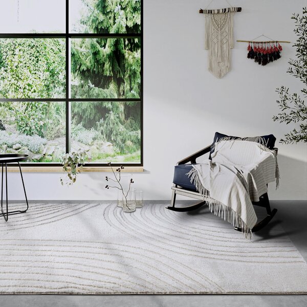 Krémovobiely koberec 80x120 cm Pigment Cream White – Elle Decoration