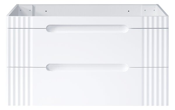 Kúpeľňová skrinka s umývadlom a doskou FIJI White DU120/1 | 120 cm