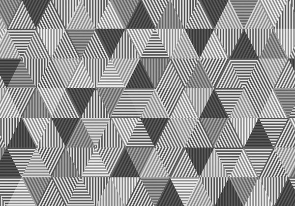 Fototapeta - Čierne a biele trojuholníky (152,5x104 cm)