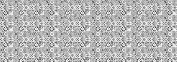 Fototapeta - Čierne a biele dlaždice (152,5x104 cm)