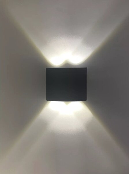 HÖFFTECH - LED Vonkajšie nástenné svietidlo UP&DOWN 4xLED/1W/230V IP65
