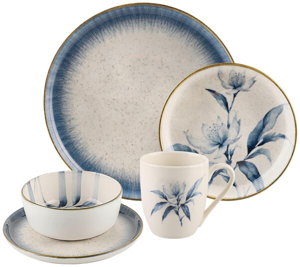 KOMBINOVANÝ SERVIS 20-dielne, porcelán keramika Landscape - Jedálenské sety