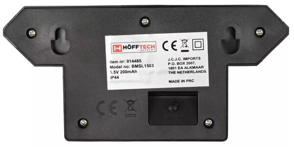 HÖFFTECH - LED solárne nástenné svietidlo so senzorom LED/5,5V 200 mAh IP44