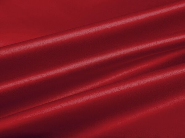 Látka polyesterový satén LUX-037 Červená - šírka 150 cm