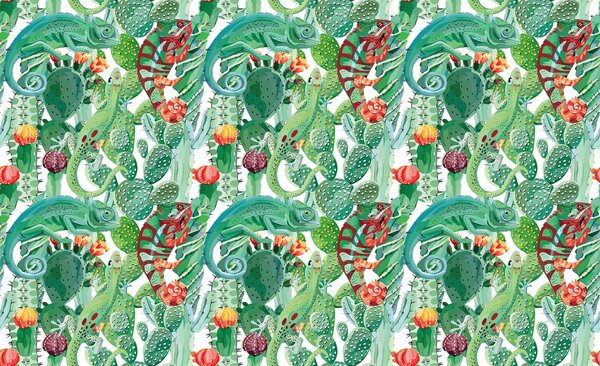 Fototapeta - Chameleón (152,5x104 cm)