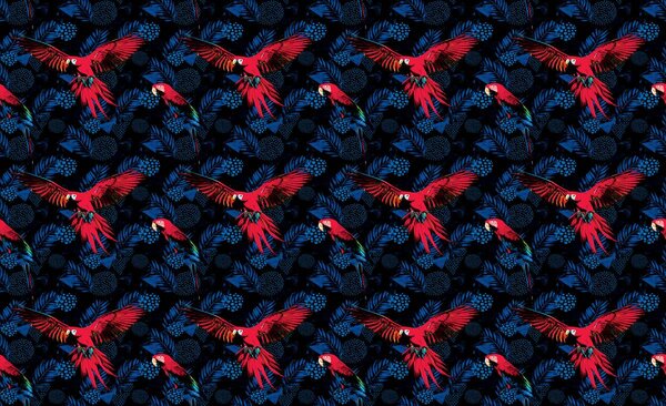 Fototapeta - Papagáj (152,5x104 cm)