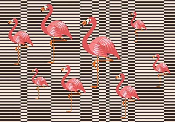 Fototapeta - Plameniak (152,5x104 cm)