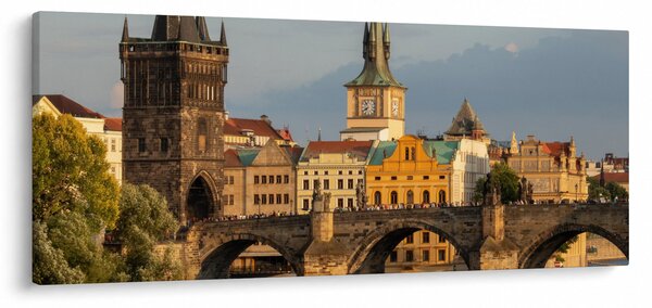 Obraz - Karlov most (120x50 cm)