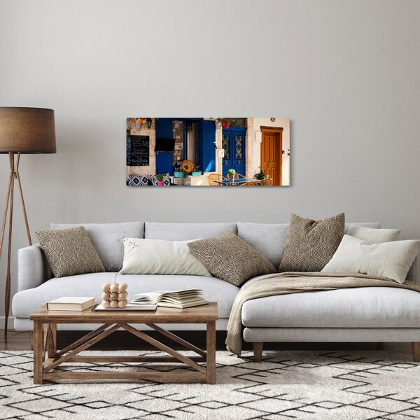 Obraz - Grécke posedenie (120x50 cm)