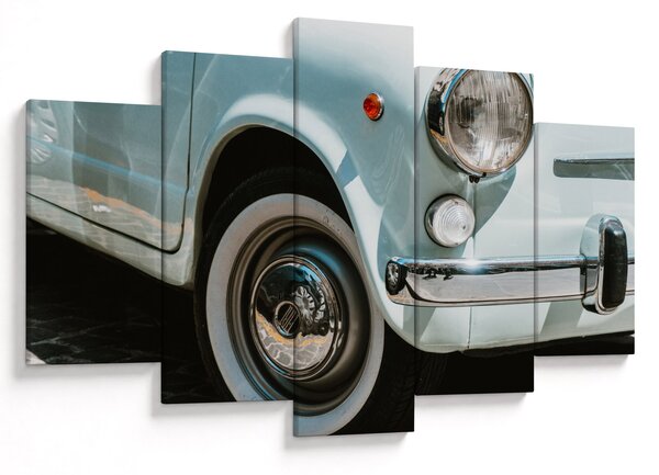 Obraz - Retro auto Fiat (150x105 cm)