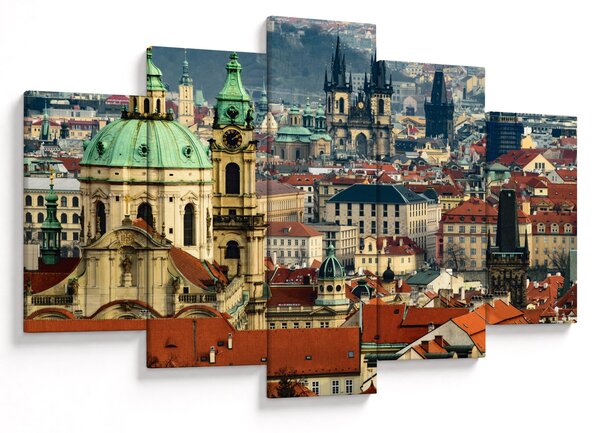 Obraz - Panorama Prahy (150x105 cm)