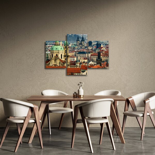 Obraz - Panorama Prahy (90x60 cm)