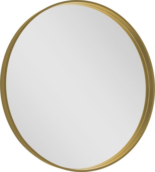 Sapho NOTION okrúhle zrkadlo v ráme ø 80cm, zlato mat