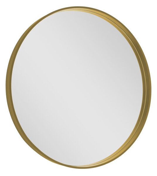 Sapho NOTION okrúhle zrkadlo v ráme ø 60cm, zlato mat