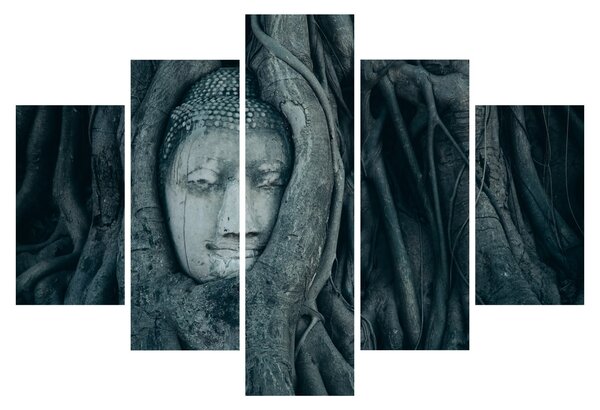 Obraz - Thajská tvár (150x105 cm)
