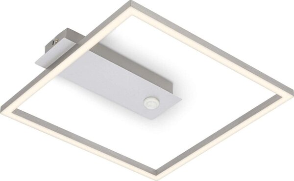 Briloner - LED stropné svietidlo so senzorom FRAME LED/14W/230V 3000K 30x32 cm matný chróm