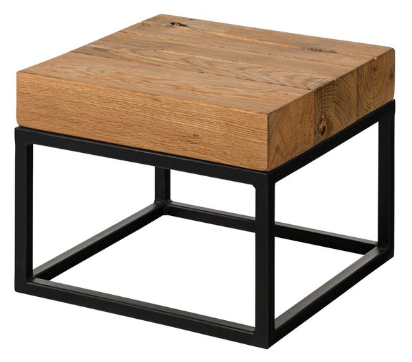 Konferenčný stolík dub 40x40x32 prírodný olejovaný LOUNGE COLLECTION