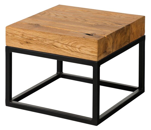 Konferenčný stolík dub 40x40x32 prírodný olejovaný LOUNGE COLLECTION