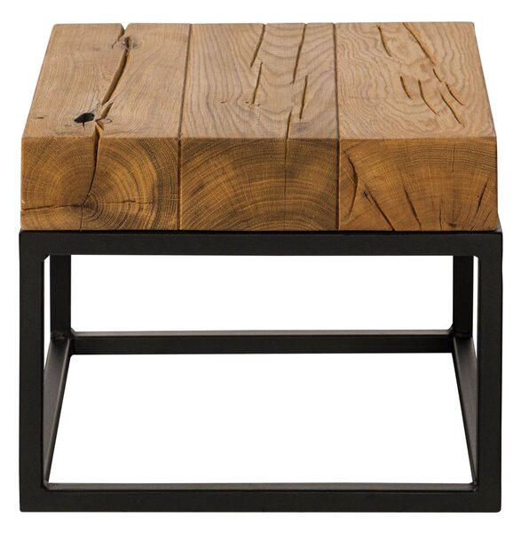 Konferenčný stolík dub 40x40x32 prírodný olejovaný LOUNGE COLLECTION