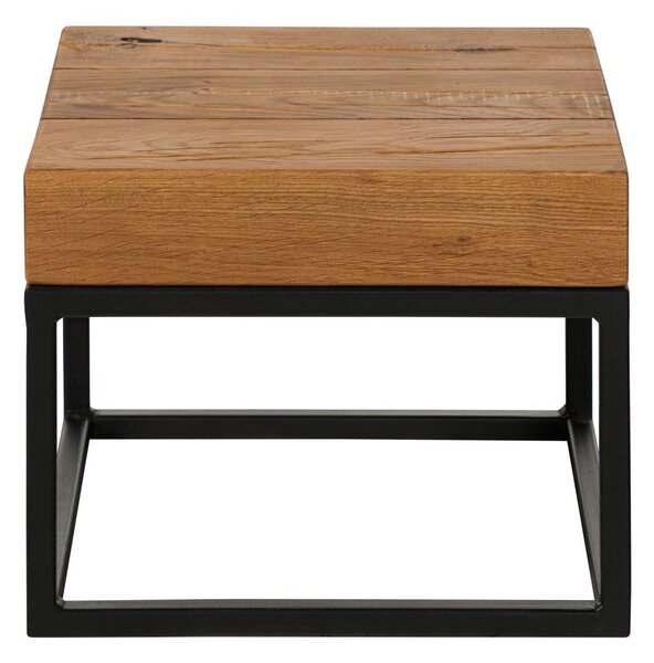 Konferenčný stolík dub 40x40x32 prírodný olejovaný LOUNGE COLLECTION
