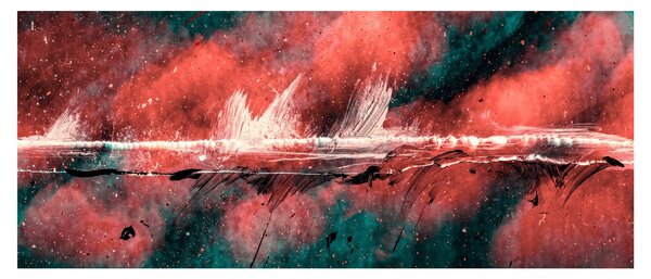 Obraz - Výbuch v petroleji (120x50 cm)