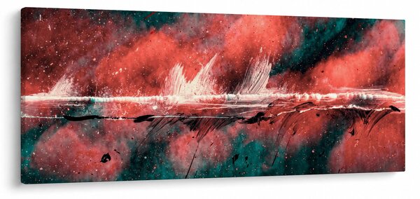 Obraz - Výbuch v petroleji (120x50 cm)
