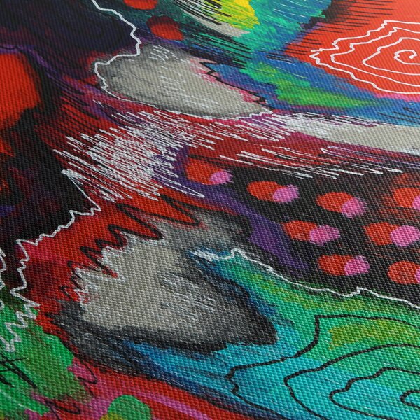 Obraz abstraktné - farby (90x60 cm)