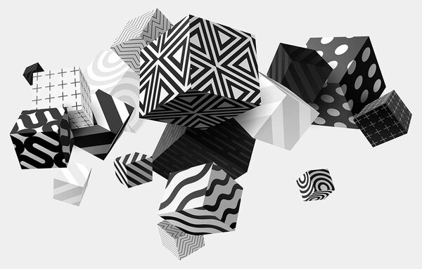 Fototapeta - Geometria 3D (152,5x104 cm)