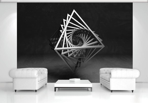 Fototapeta - Geometria 3D (152,5x104 cm)