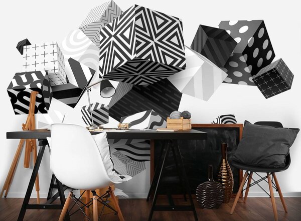 Fototapeta - Geometria 3D (152,5x104 cm)