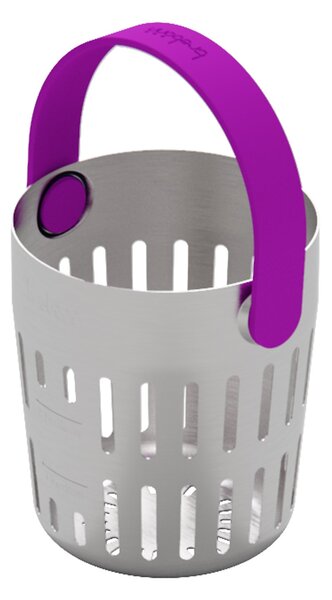 Košík z nerezovej ocele CookinPod Pro Trebonn fuchsiová