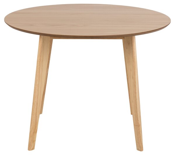 ROXY Prírodný dub 90 cm - OKRÚHLY DREVENÝ STÔL DO KUCHYNE/JEDÁLNE RETRO