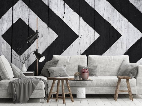 Fototapeta - Čierna a biela šírka (152,5x104 cm)
