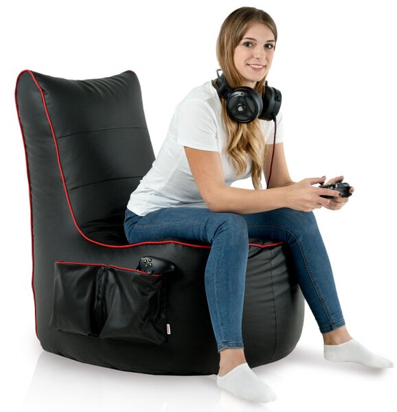 Kreslo GAMING - čierna ekokoža