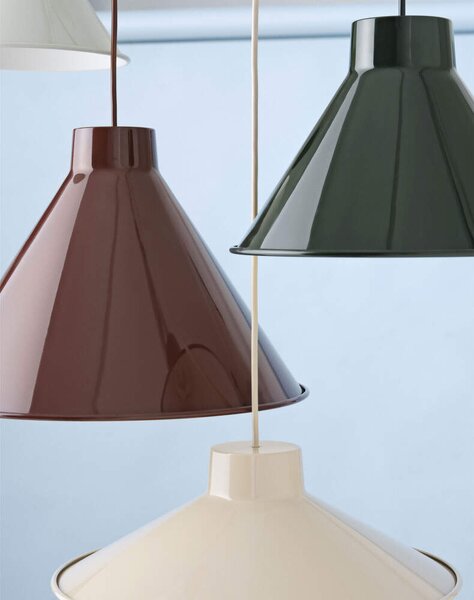 Muuto Závesná lampa Top Ø28, dark green TOPPEN2801