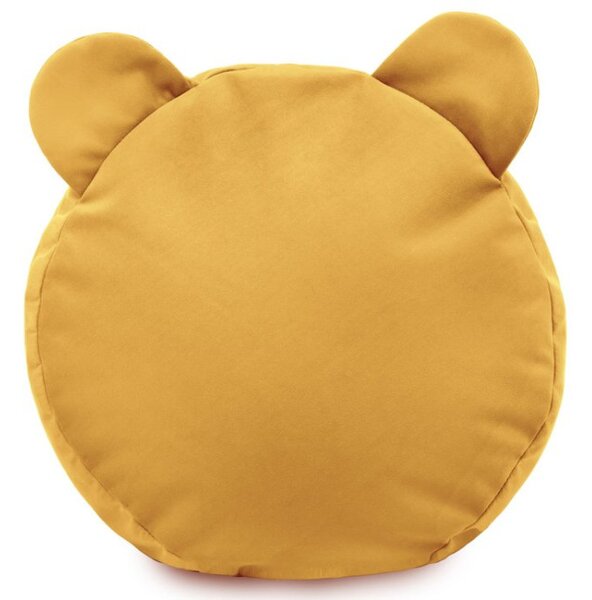 Plyšová podnožka TEDDY horčicová