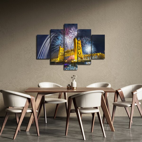 Obraz - Silvestrovská noc (150x105 cm)