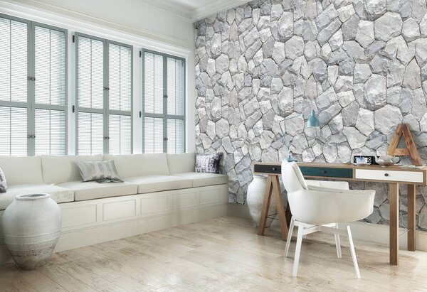Fototapeta - Kamenný múr (152,5x104 cm)