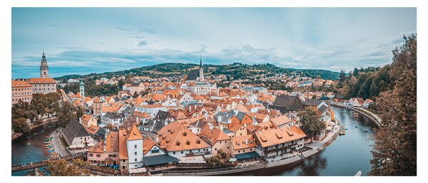 Obraz - Český Krumlov (120x50 cm)