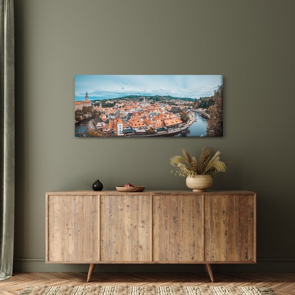 Obraz - Český Krumlov (120x50 cm)