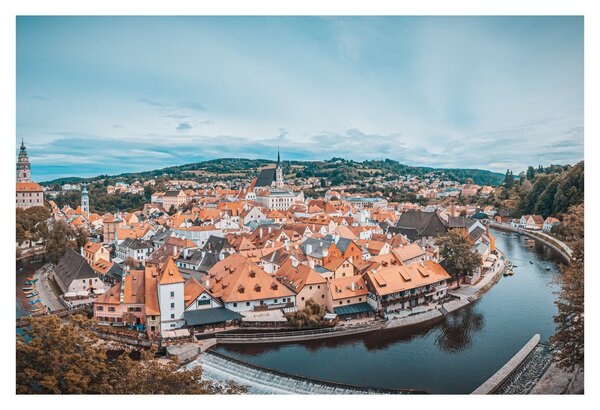 Obraz - Český Krumlov (90x60 cm)