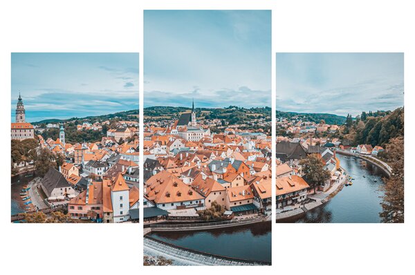Obraz - Český Krumlov (90x60 cm)