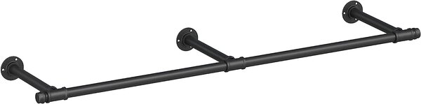 SONGMICS Nástenný vešiak na oblečenie 170 cm čierny