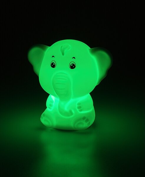 Rabalux 76042 - RGB LED dotykové nočné svetlo LIGHTIMALS LED/0,05W/1xCR2032 slon