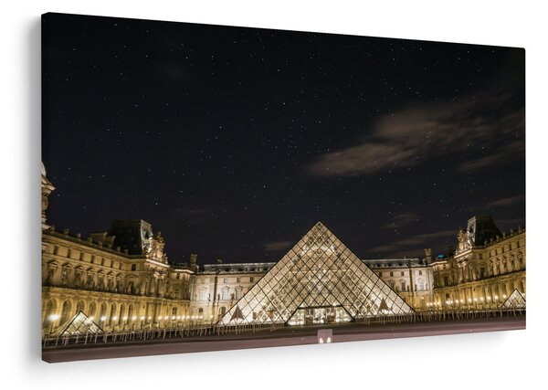 Obraz - Louvre v noci (90x60 cm)