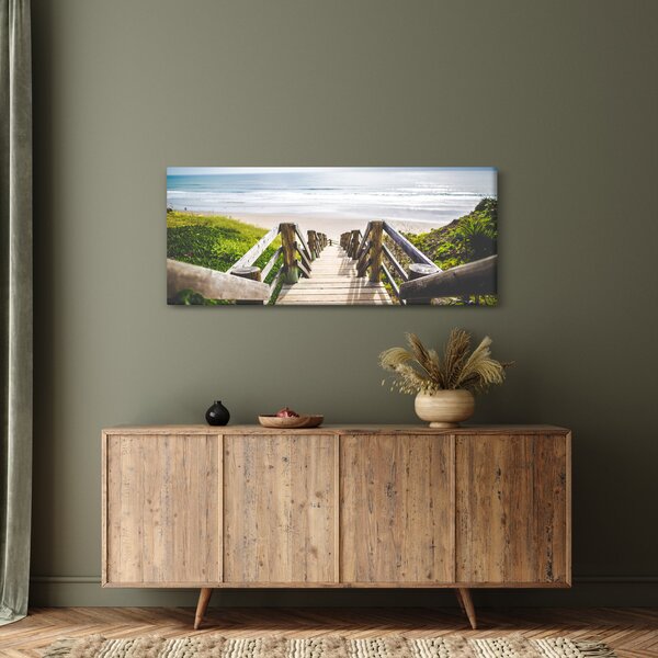 Obraz - Vstup na pláž (120x50 cm)